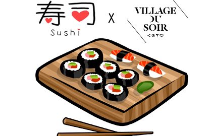 Switch ON vous attend au Village du Soir pour la soirée Wine & Sushis